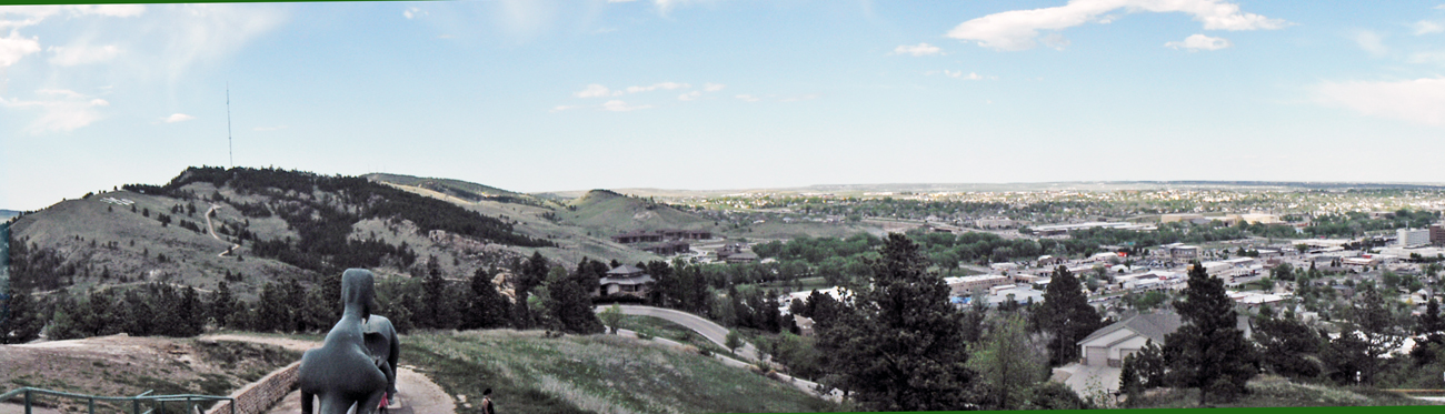 Panorama view from Dinosaur Park